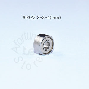 693ZZ 3*8*4(mm) 10pieces Bearing free shipping  ABEC-5 Metal Sealed Miniature Mini Bearing 693 693Z 693ZZ chrome steel ABEC-5