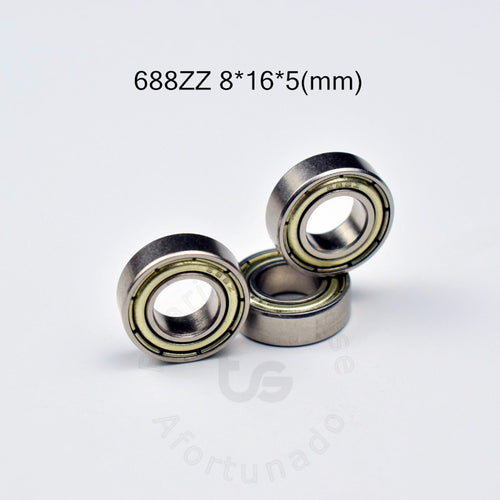 688 688ZZ 8*16*5(mm) bearing 10pieces free shipping ABEC-5 bearings Metal Sealed Mini Bearing 688 688Z  chrome steel bearing
