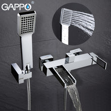 Load image into Gallery viewer, GAPPO Bathtub Faucet bath tub faucets waterfall bath faucet bathroom shower faucet bathtub wall mounted Brass bath mixer shower