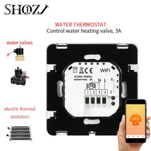 Load image into Gallery viewer, TUYA WiFi Alexa Google home Smart Thermostat Programmable Winter For Water/Floor Heating Touchscreen Room Temperature Controller